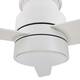 Aurora 52-inch Indoor Smart Ceiling Fan with Wall Control, Light Kit Included, Works with Alexa/Google Home/Siri