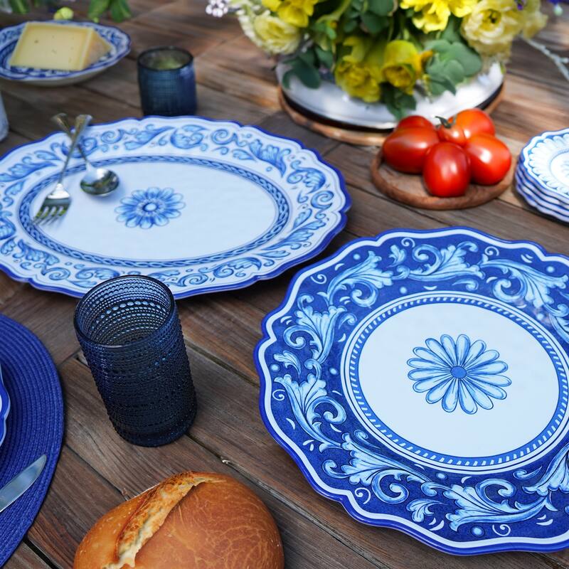 Certified International Veranda Melamine 2-piece Platter Set
