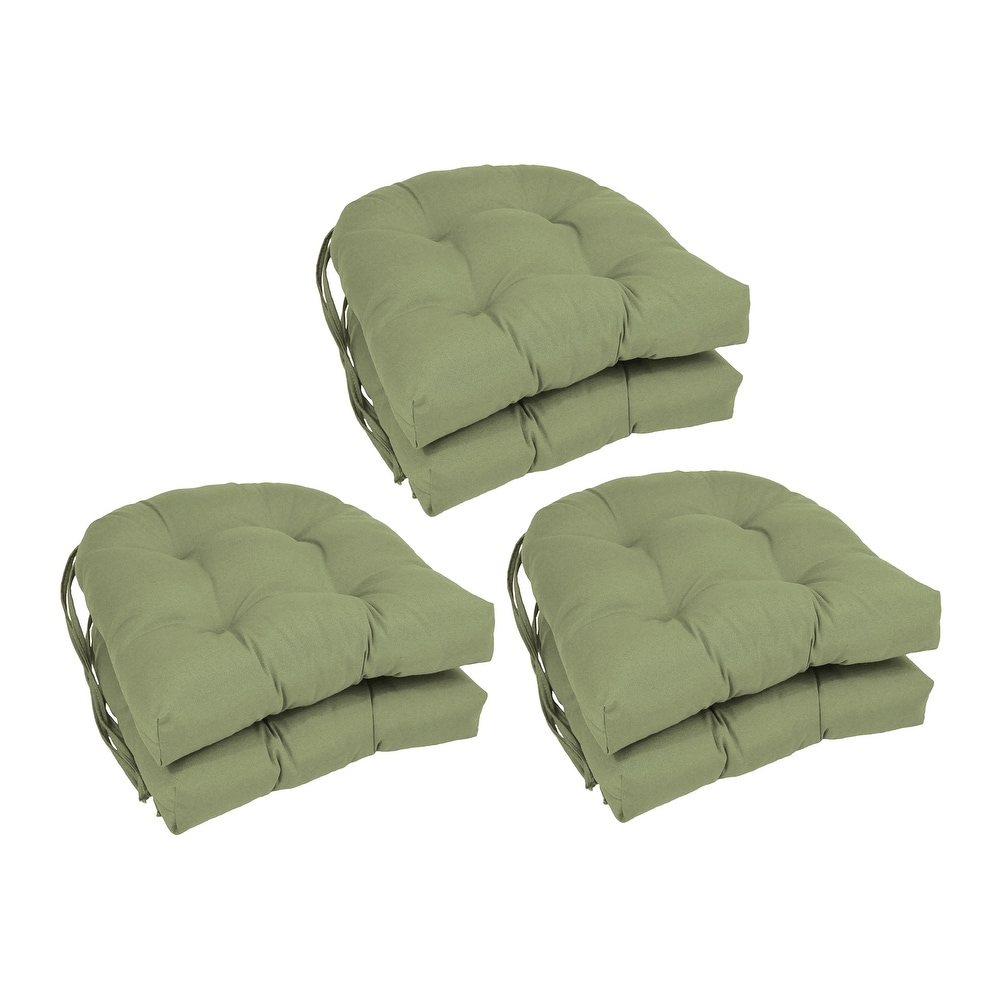 Pinstripe U-Shape Chair Cushion Set
