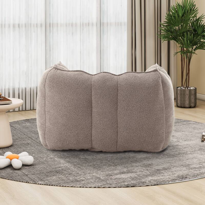 Lazy Bean Bag Couch Chairs for Adults with Ottoman