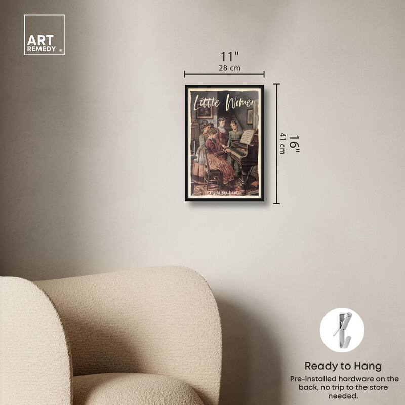 Little Women Canvas by Art Remedy