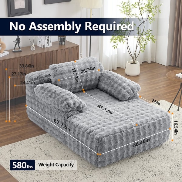 dimension image slide 1 of 5, Upholstered Velvet Boneless Couch Sleeper Sofa Bed