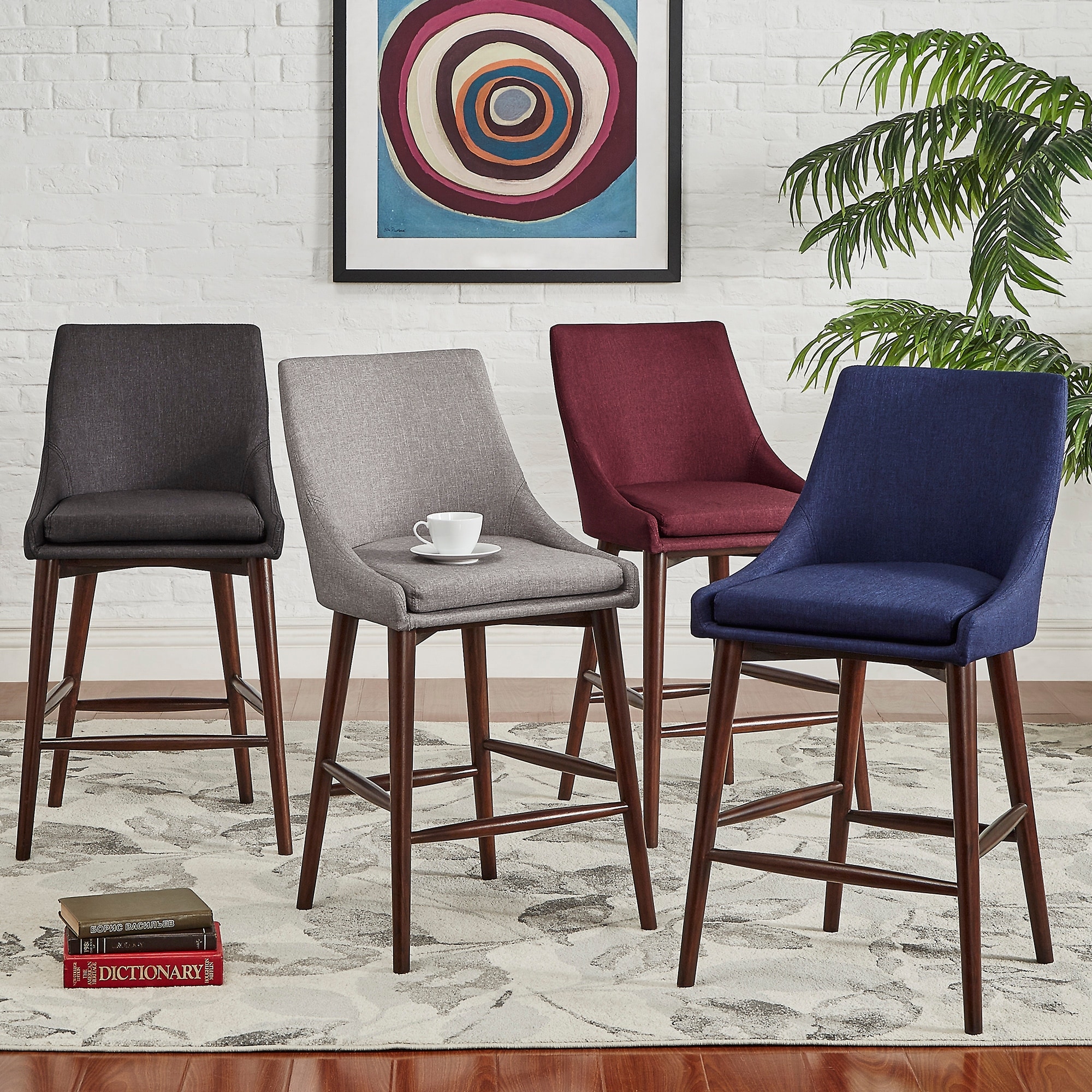 Barrel back bar stools cheap