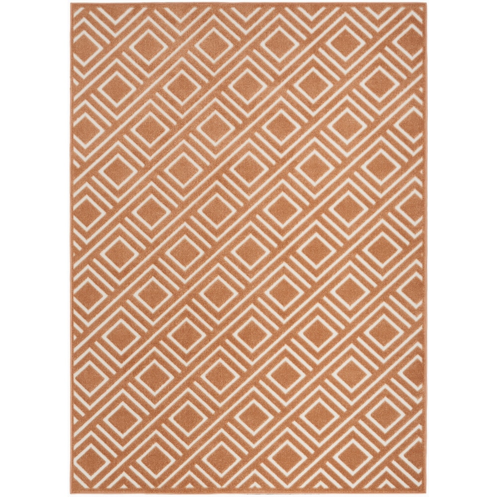 Nourison Casual Indoor only Geometric Area Rug