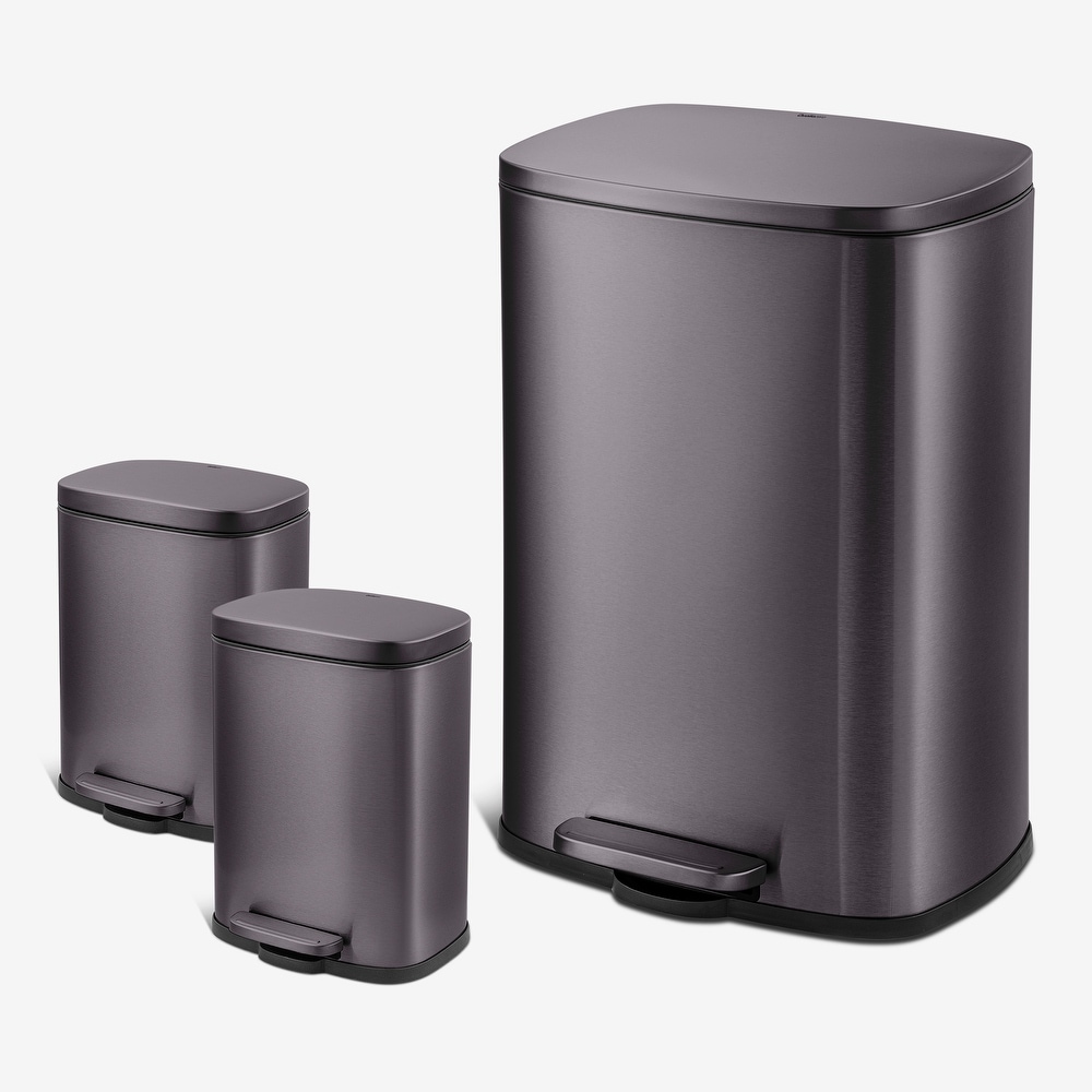 Black Kitchen Trash Cans Bed Bath & Beyond