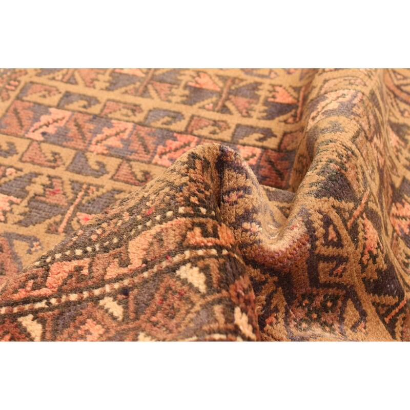 ECARPETGALLERY Hand-knotted Teimani Brown Wool Rug - 2'8 x 4'7