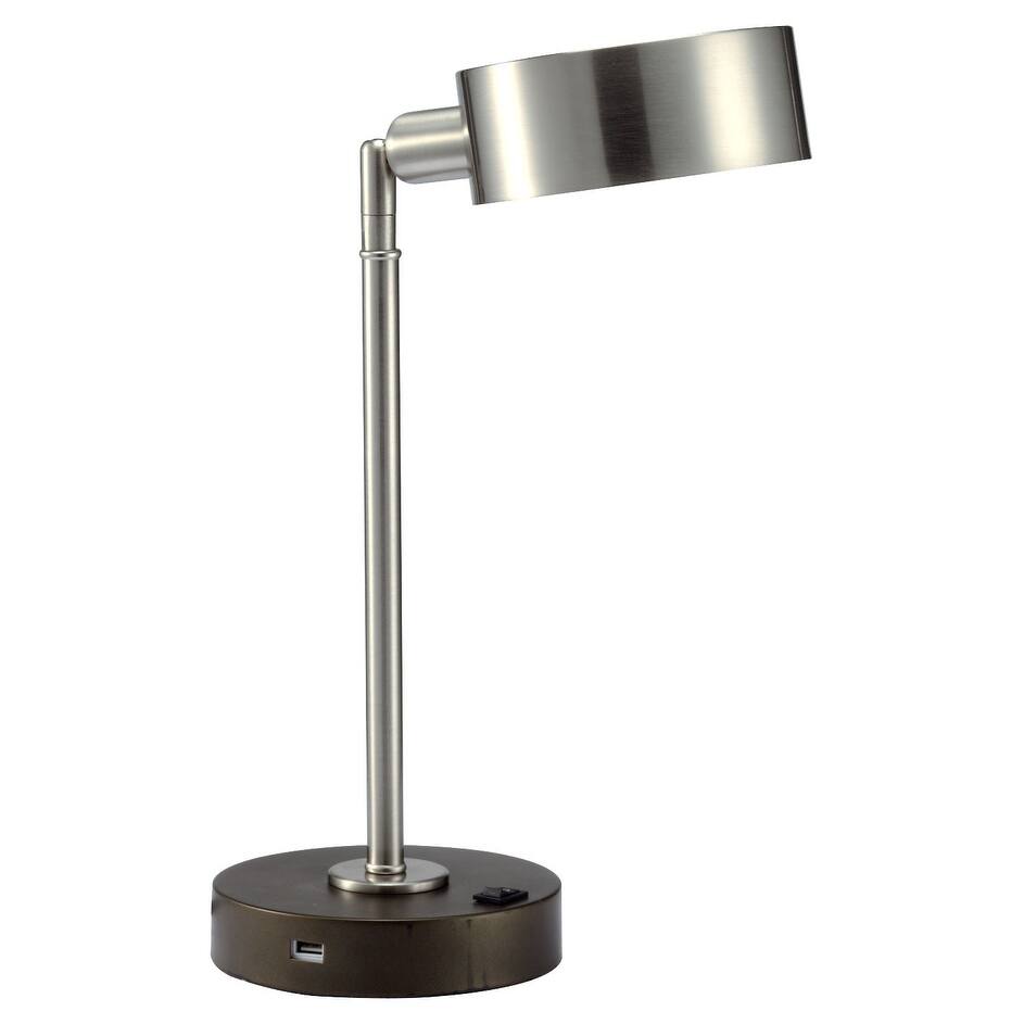 15" LED w/USB Port Desk Lamp