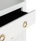 preview thumbnail 10 of 11, SAFAVIEH Dion 3 Drawer Chest - White / Gold