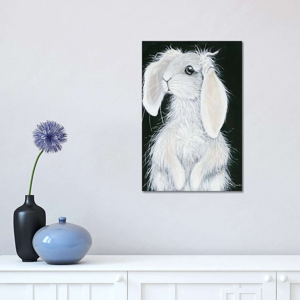 iCanvas "Bunny" by Hollihocks Art Canvas Print