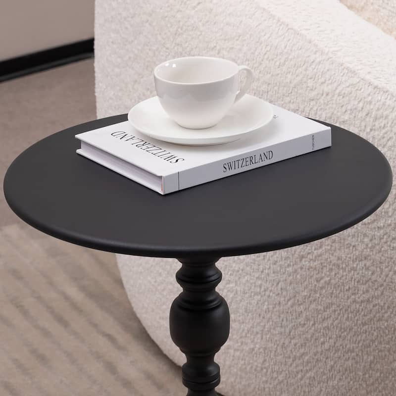 Coffee Table End Table Round Side Table for Living Room, Minimalist Sofa Table Accent Table Nightstand