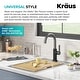 preview thumbnail 113 of 124, Kraus Oletto Single Handle 1-Hole Kitchen Bar Faucet