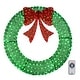 preview thumbnail 8 of 51, Pre-Lit Outdoor Christmas Wreath Decoration