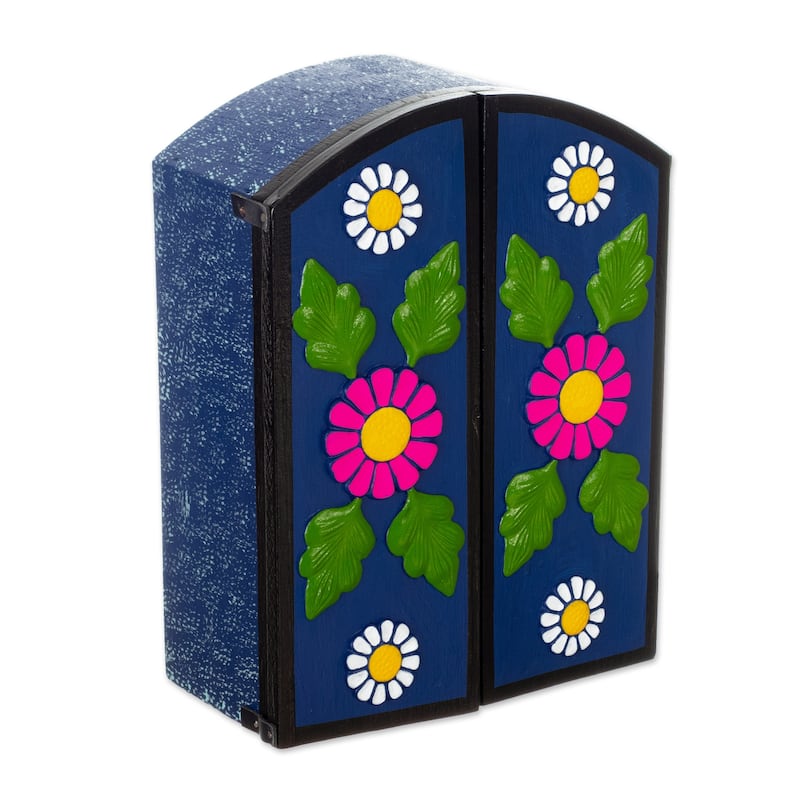 Novica Handmade Afterlife Love Ceramic Retablo