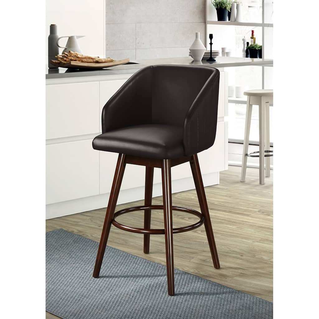 Poda 30-inch Club Style Swivel Barstool