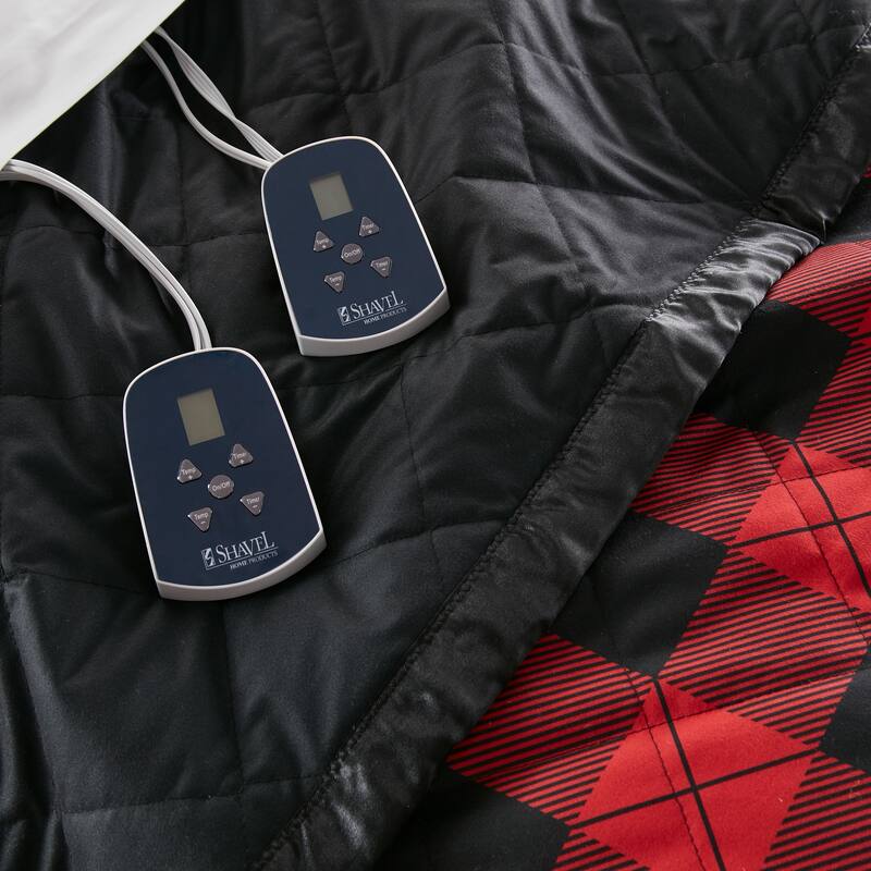Shavel Micro Flannel® Quilted Electric Heated Blanket