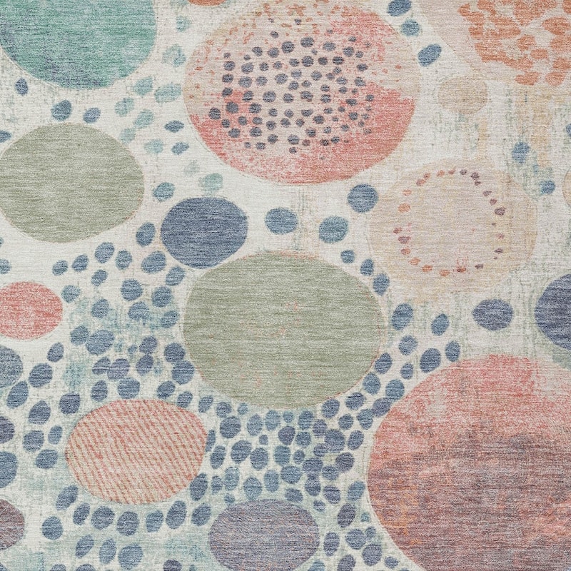 HomeRoots Geometric Transitional Rectangle Outdoor Rug