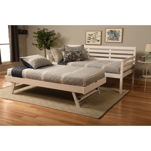 Wooden pop up sales trundle bed