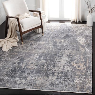 SAFAVIEH, Eclipse Oriana Modern Abstract Viscose Fringe Rug