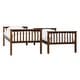 preview thumbnail 23 of 26, Walker Edison Como Solid Wood Mission Twin Convertible Bunk Bed
