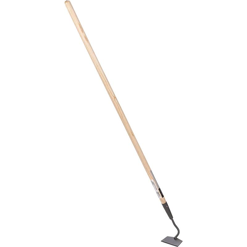 Radius Premium Long Handle Beet Hoe, Wood Shaft - Silver