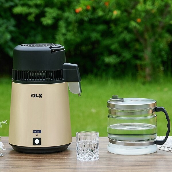 CO-Z 1.1 Gallon Countertop Water Distiller 750W Distilled Water