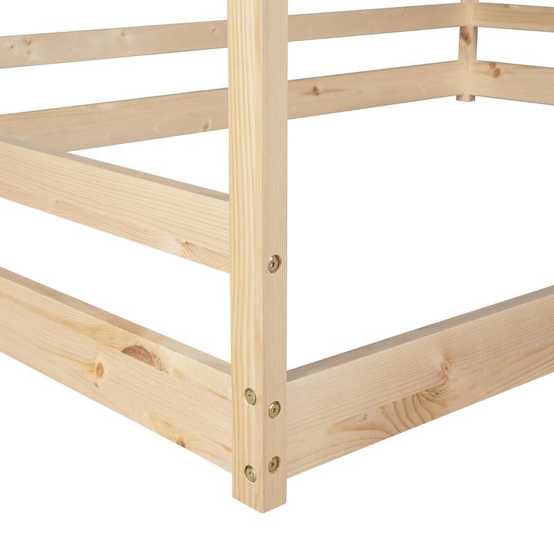 House Bed Frame Wood Bed