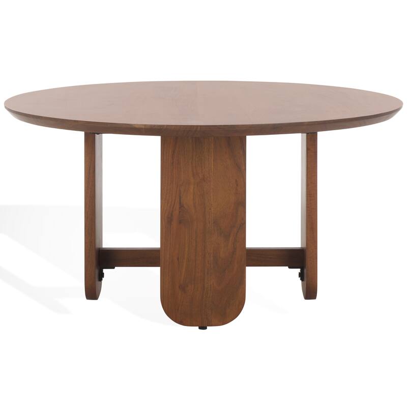 SAFAVIEH Couture Raybelina Round Wood Coffee Table - 35"W x 35"D x 18"H