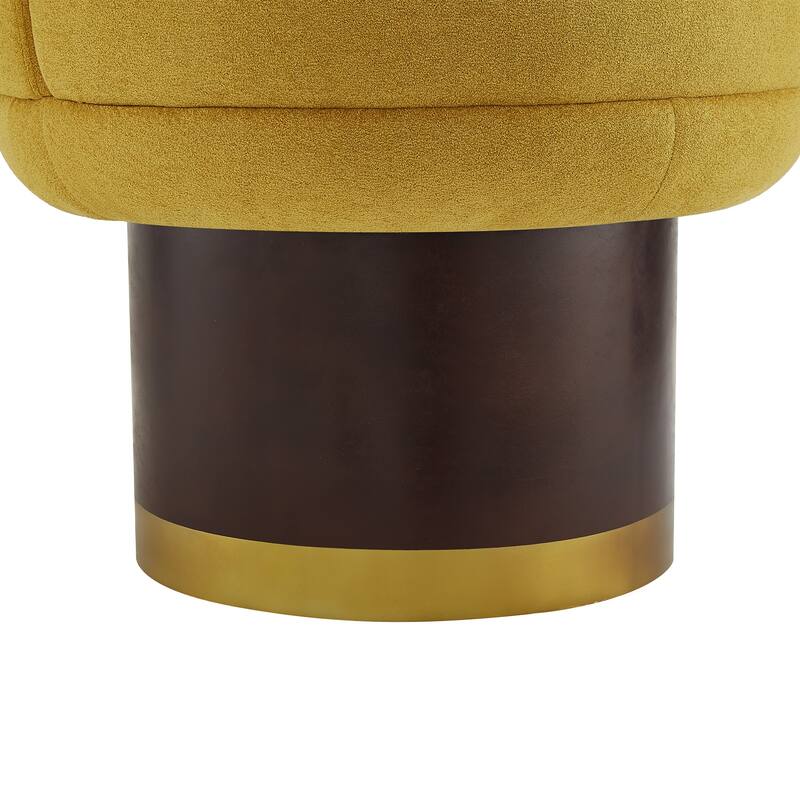 360°Swivel Accent Chair Round Swivel Chair Barrel Chair Upholstered Swivel Chair for Living Room, Bedroom or Apartment