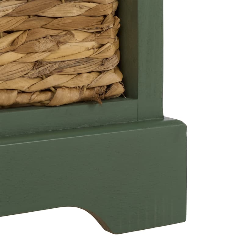 SAFAVIEH Ardelia Red 6-Drawer Storage Unit (Fully Assembled) - 30"W x 13"D x 26"H