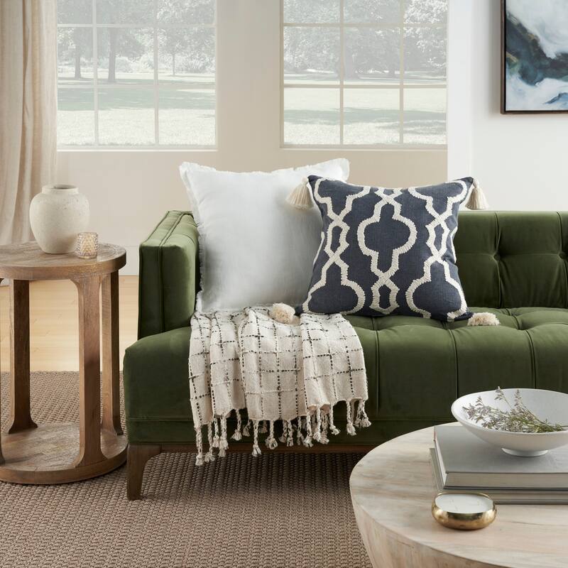 Mina Victory Cover Trellis Throw Pillow
