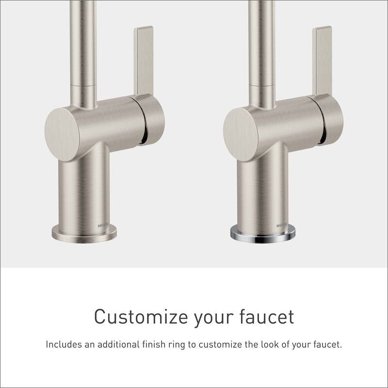 Moen 7622 Cia 1.5 GPM Single Hole Pull Down Kitchen Faucet