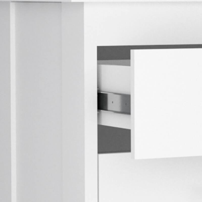 Minimalist Scandinavian Style Wooden Storage Double Dresser