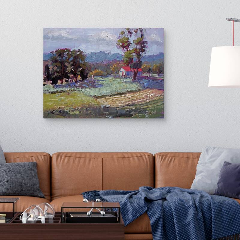 The Land Between by Jennifer Stottle Taylor Canvas Art Print