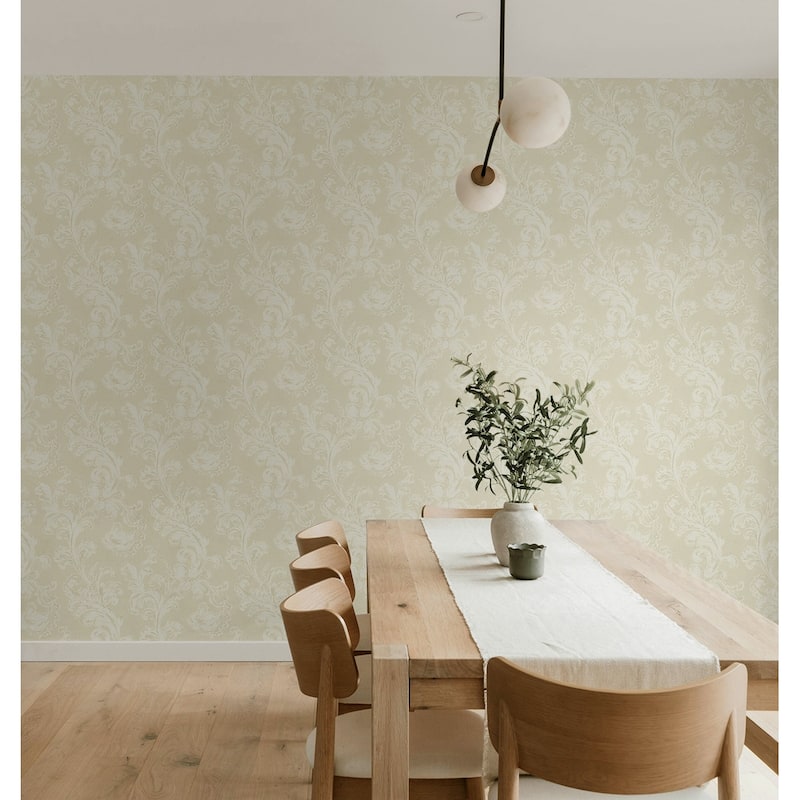 Seabrook Designs Brutus Acanthus Unpasted Wallpaper