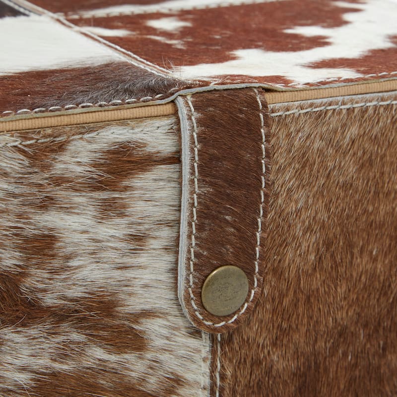 Leather Natural Box (Set of 2)