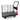 Foldable Platform Push Hand Truck Cart, Basket Cage Cart, 660 lbs. Weight Capacity - 660lbs-Weight-Capacity