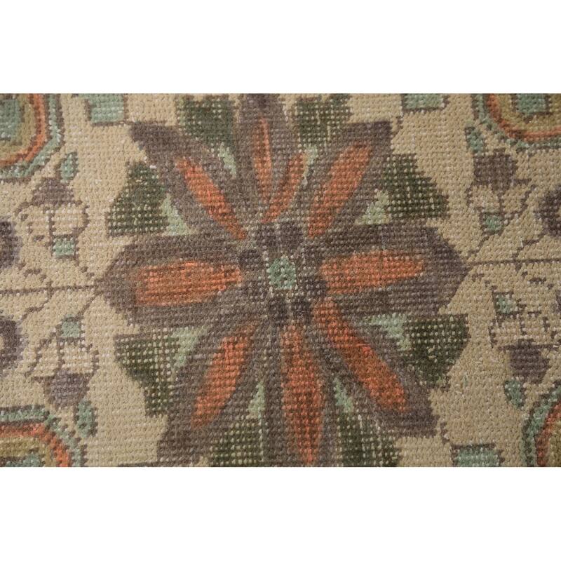 Medallion Tabriz Persian Area Rug Oriental Floral Handmade Wool Carpet - 6'8"x 9'7"