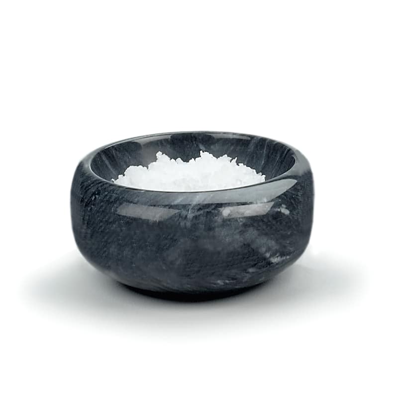 1-Ounce Marble Herb and Salt Bowl Select Black or White