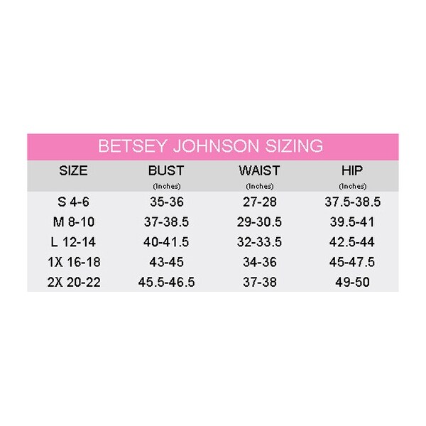 size 4 dress in inches