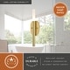 preview thumbnail 4 of 8, Fulton 1 Light Integrated LED Contemporary Wall Sconce White Acrylic