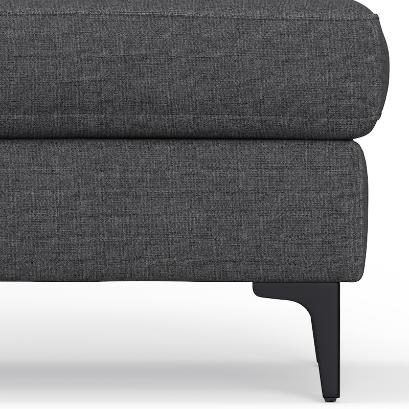 WYNDENHALL Lana Ottoman in Tightly Woven Performance Fabric