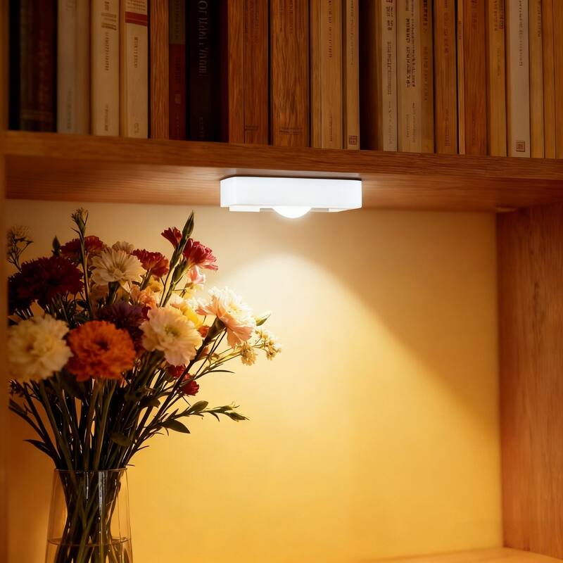 4-Pack Rechargeable Motion Sensor LED Lights,Warm Colors - 4PCS-Warm colors