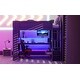 preview thumbnail 6 of 10, Dark Gray High Loft Frame Full Size All-in-one Gaming Loft Bed