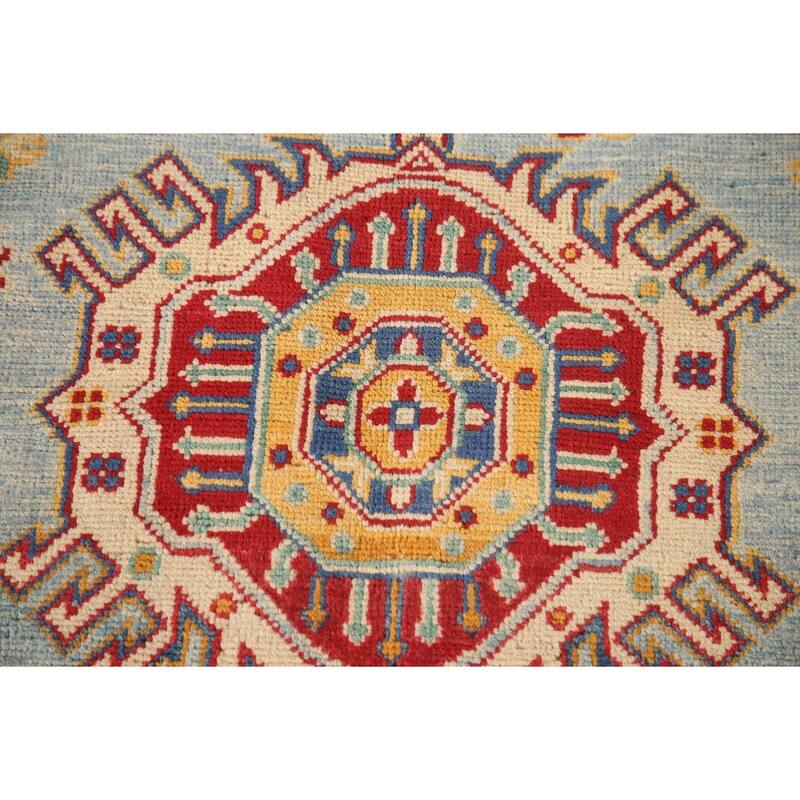Kazak Oriental Area Rug Handmade Bedroom Wool Carpet - 6'9" x 9'9"