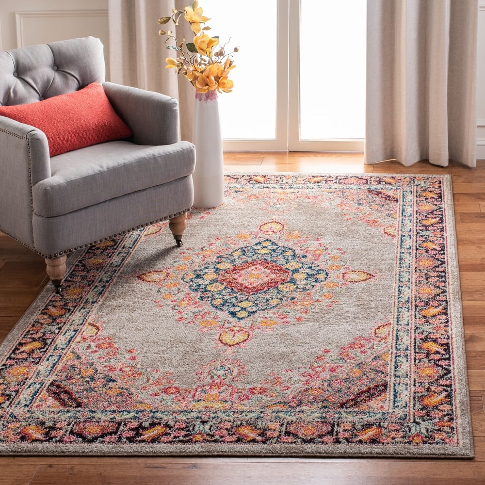 SAFAVIEH Madison Felicitas Vintage Oriental Medallion Rug