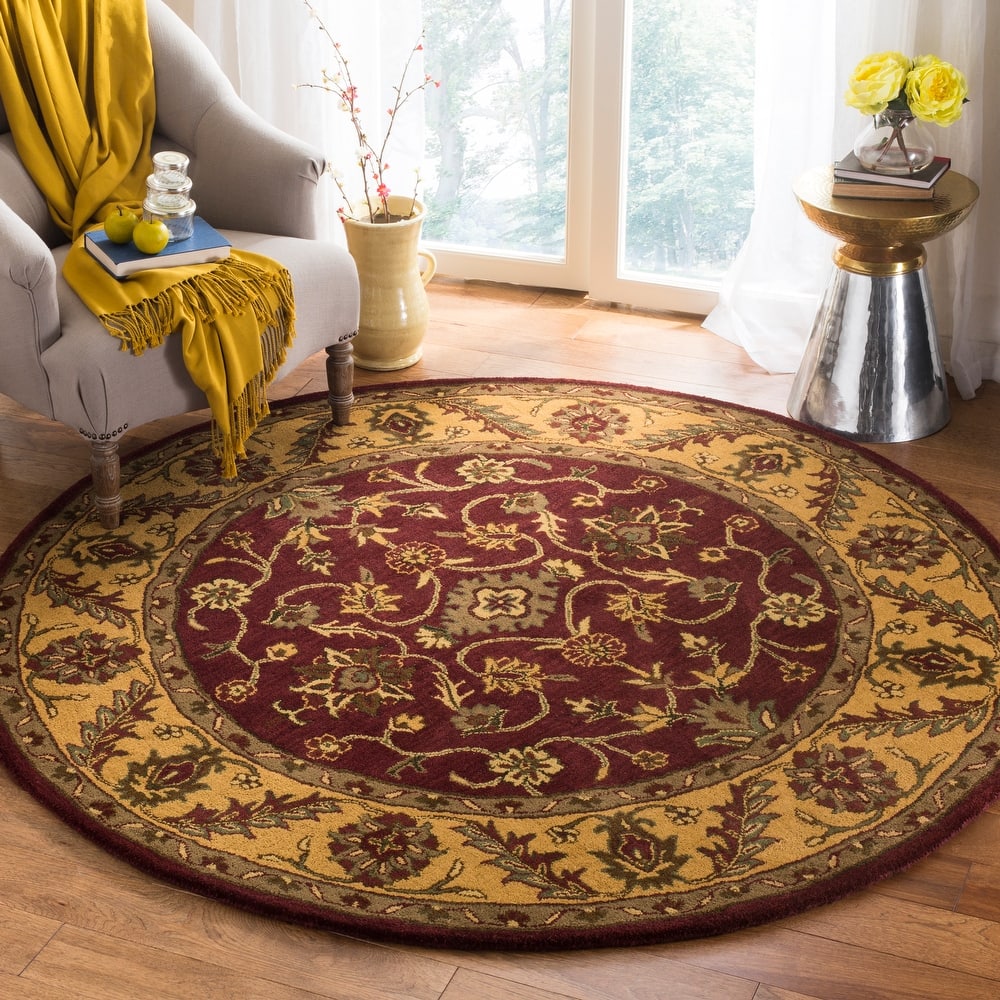 SAFAVIEH Handmade Golden Effie Tomika Traditional Oriental Wool Rug