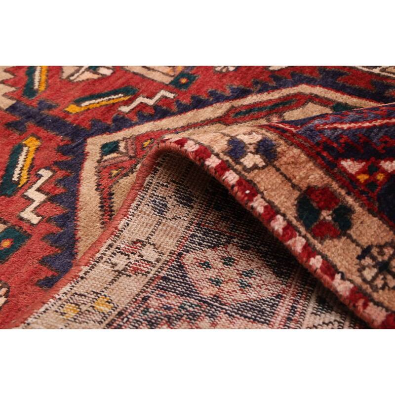 ECARPETGALLERY Hand-knotted Konya Anatolian Red Wool Rug - 3'7 x 11'0