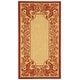 preview thumbnail 39 of 60, SAFAVIEH Courtyard Amparo Indoor/Outdoor Area Rug 2' x 3'7" - Natural/Red