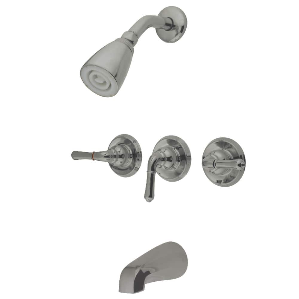 Magellan Three-Handle Tub and Shower Faucet