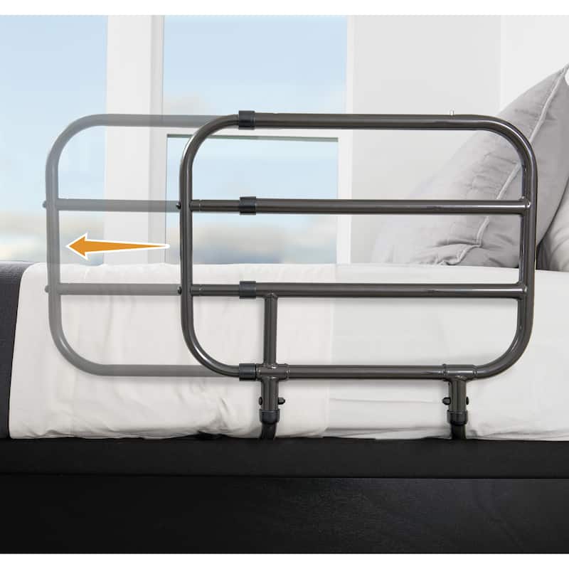 Able Life Bedside Extend-A-Rail, Adjustable Bed Rail Fall for Seniors